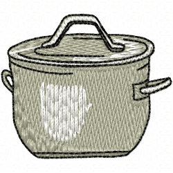 Kitchen And Tools Equipment Embroidery Design 3